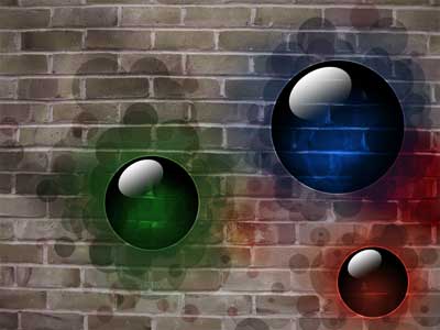 Graffiti Art With Balls Tutorial: Final Result (Click to enlarge)
