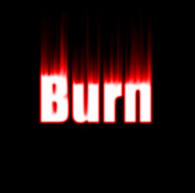 Create Blazing Text Fire Burn Text Effect 