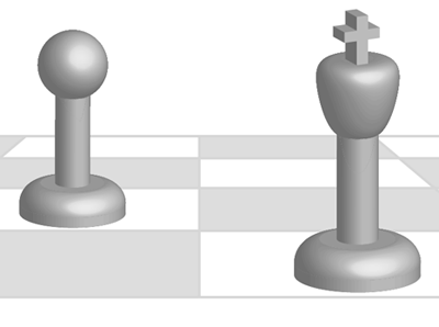 design 3D chess bord