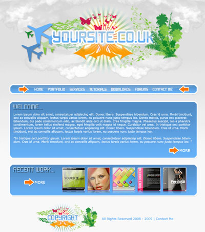Funky Website Design Templates