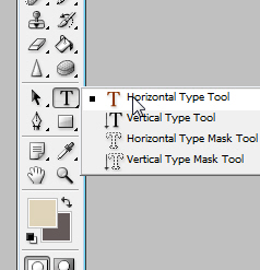 Horizontal Type Tool