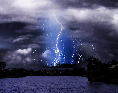 Transform a Daylight Photo into a Realistic Lightning Storm Scene image 10