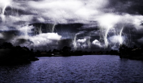 Transform a Daylight Photo into a Realistic Lightning Storm Scene image 21