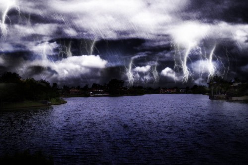 Transform a Daylight Photo into a Realistic Lightning Storm Scene image 23