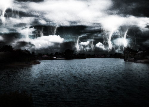 Transform a Daylight Photo into a Realistic Lightning Storm Scene Tutorial: Final Result