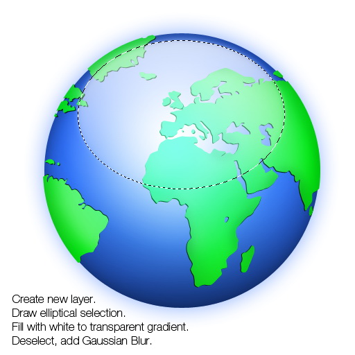 How to Draw Globe Icon Using Photoshop | Drawing Techniques