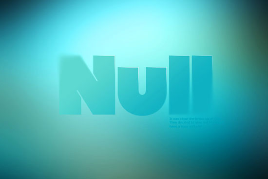 Null Font
