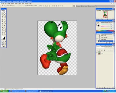 yoshi cut out