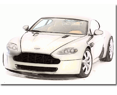 Hand Drawn Car Tutorial: Final Result