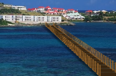 Building a Bridge Over Water Tutorial: Final Result