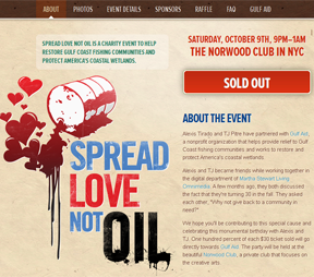 Spread Love Not Oil (click for more details)