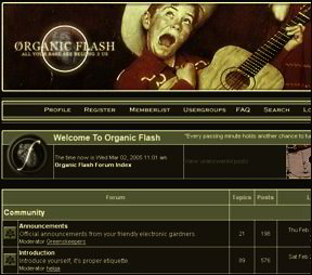 Organicflash (click for more details)