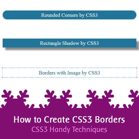 How to Create CSS3 Borders CSS3 Handy Techniques | HTML Tutorials