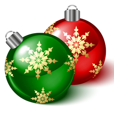 How to Create Snowflakes and Colorful Christmas Balls using Adobe ...