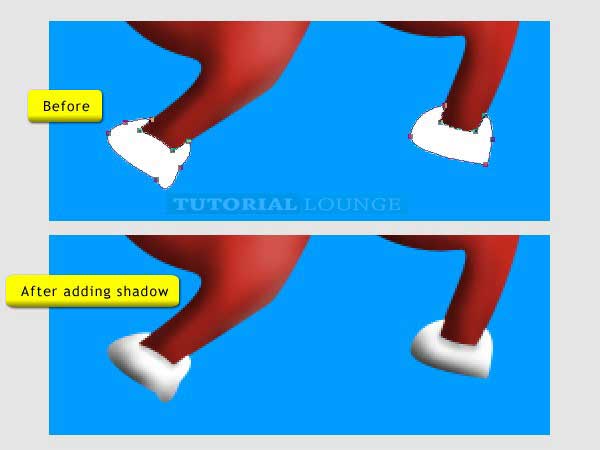 Learn To Draw Walking Santa Using Photoshop 25