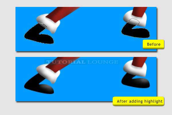 Learn To Draw Walking Santa Using Photoshop 26