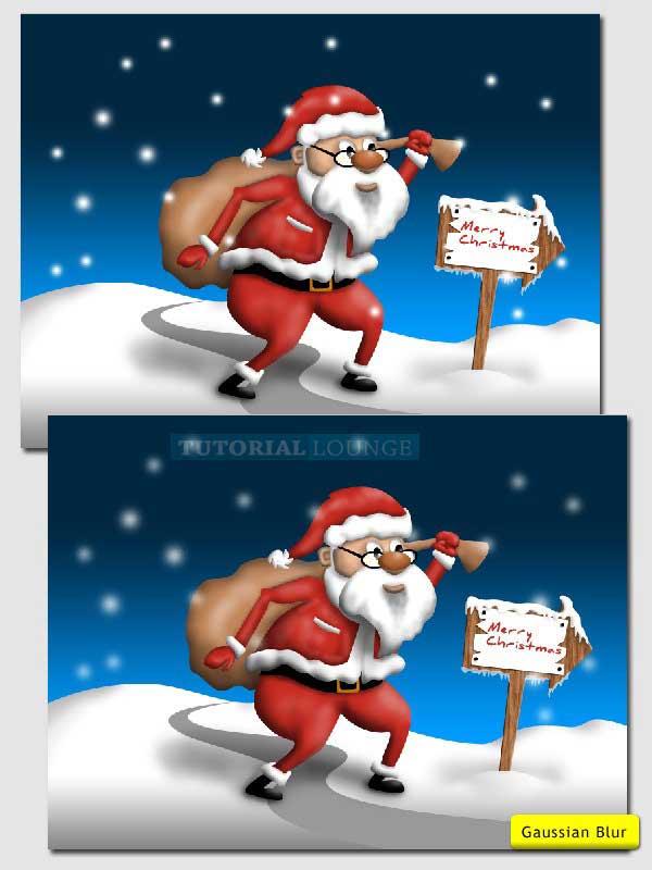 Learn To Draw Walking Santa Using Photoshop 44