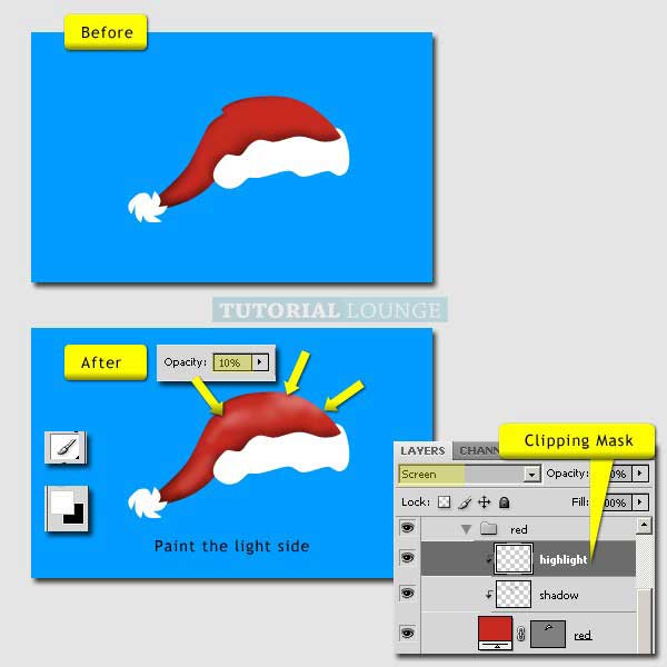 Learn To Draw Walking Santa Using Photoshop 6