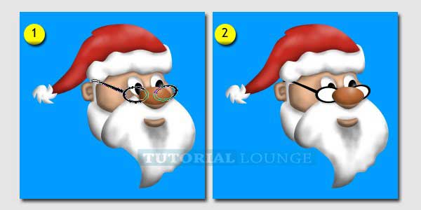 Learn To Draw Walking Santa Using Photoshop 12