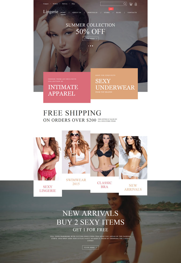 responsive woocommerce template