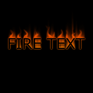 Fire Text | Text Effects