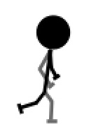 Walk Cycle of a Stick Man | ImageReady Animation